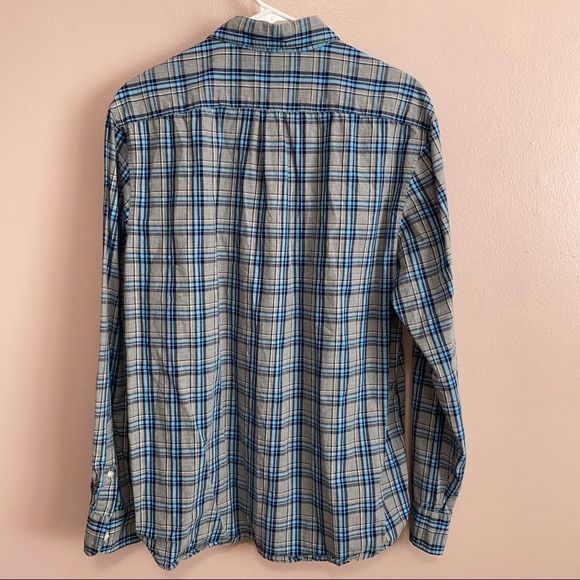 Gap men’s plaid button down shirt size large - Picture 4 of 7